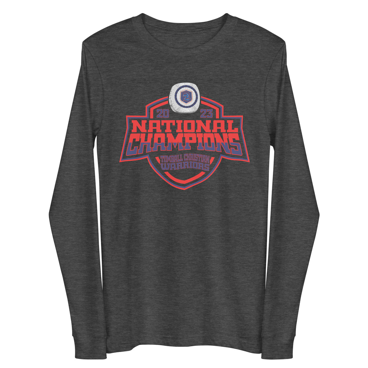 Tomball Christian Warriors Football 2023 Unisex Long Sleeve Tee