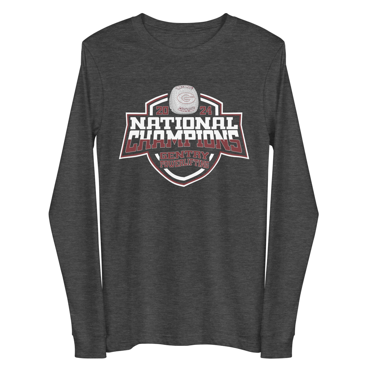 Gentry High School Powerlifting 2024 Unisex Long Sleeve Tee