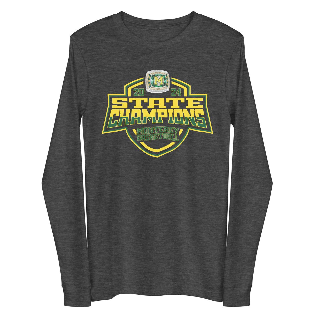 Monterey High School Basketball -Men's 2024 Unisex Long Sleeve Tee