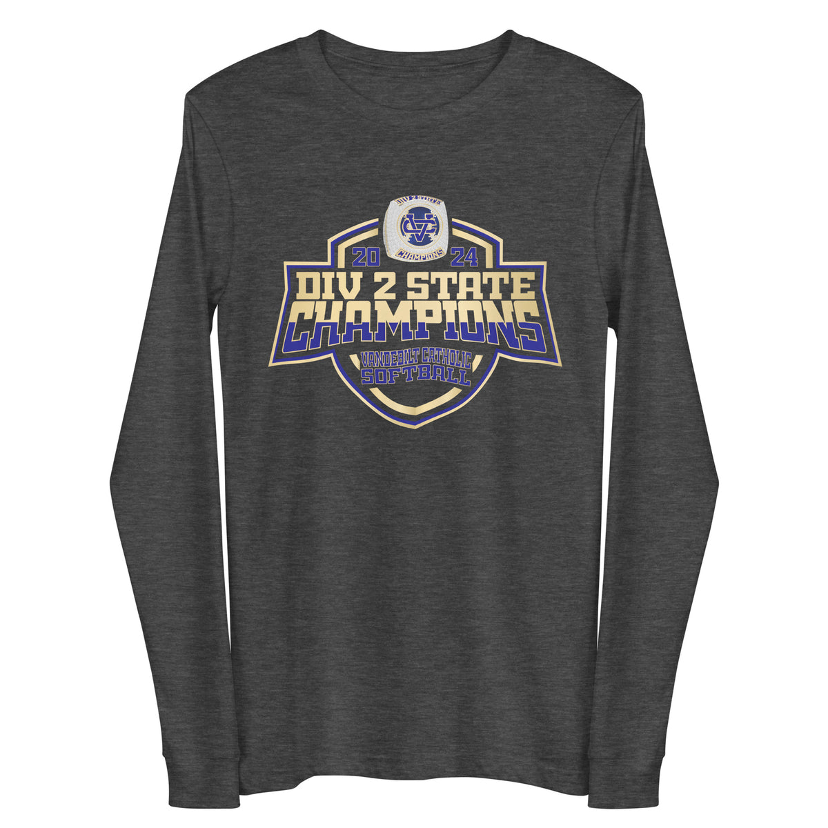 Vandebilt Catholic School Softball - Women's 2024 Unisex Long Sleeve Tee