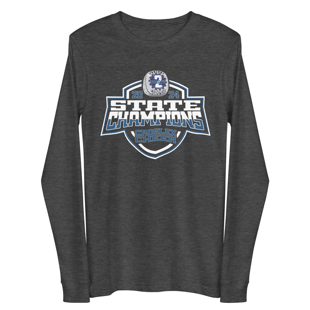 Croswell-Lexington High School Cheer 2024 Unisex Long Sleeve Tee