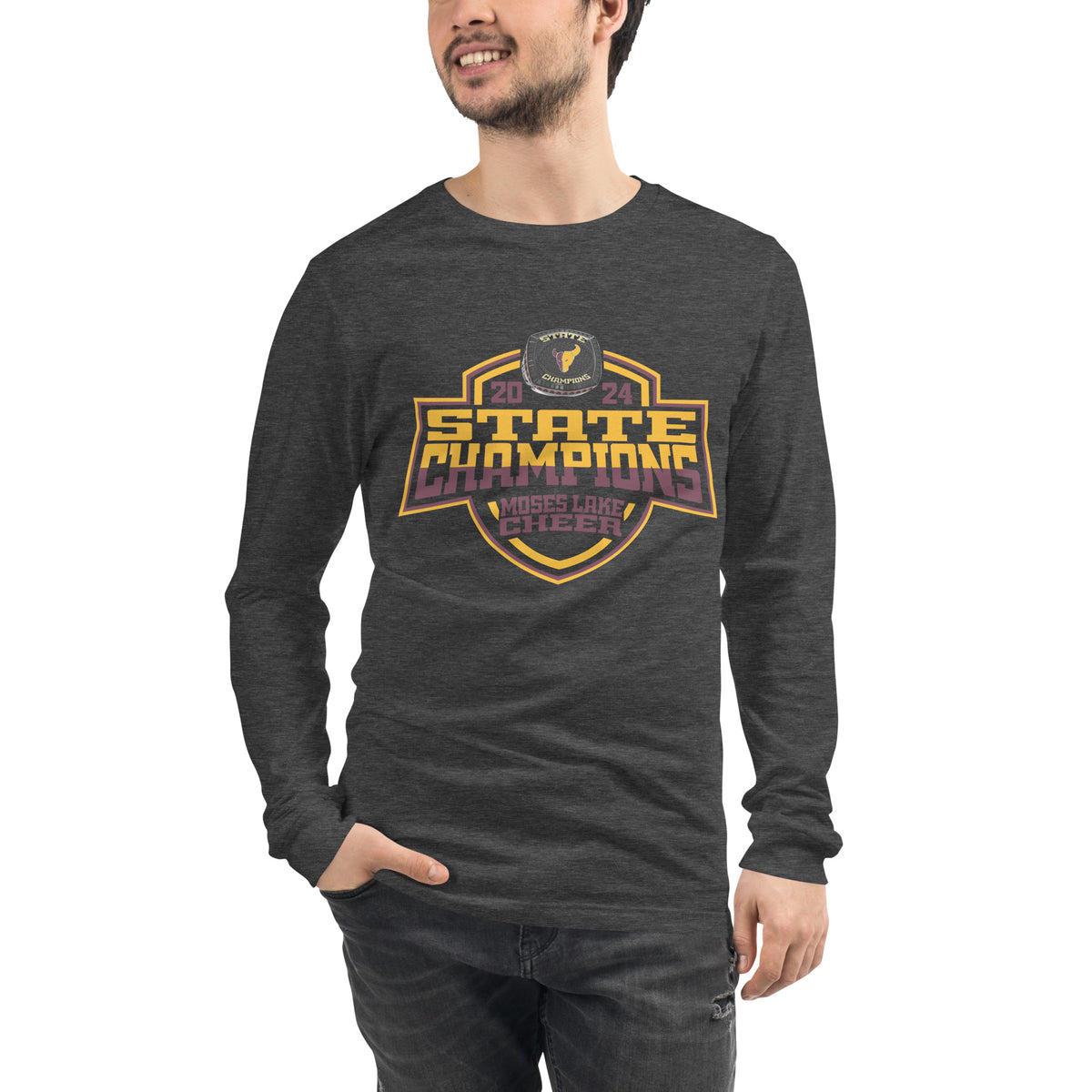 Moses Lake High School Cheer 2024 Unisex Long Sleeve Tee