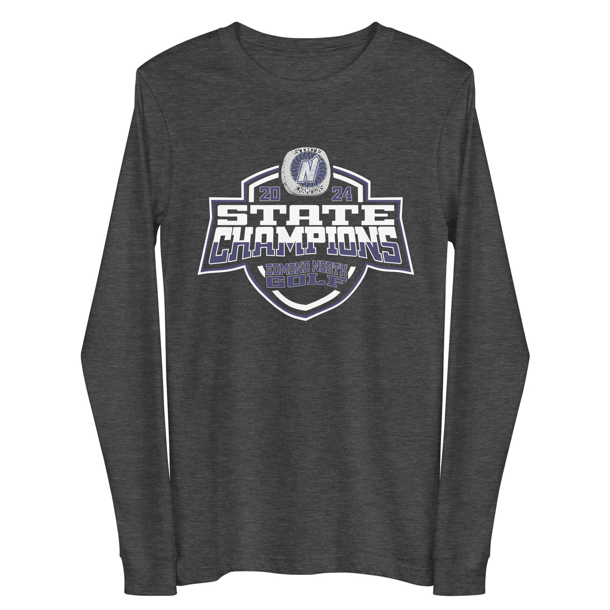 Edmond North High School Golf -Men's 2024 Unisex Long Sleeve Tee