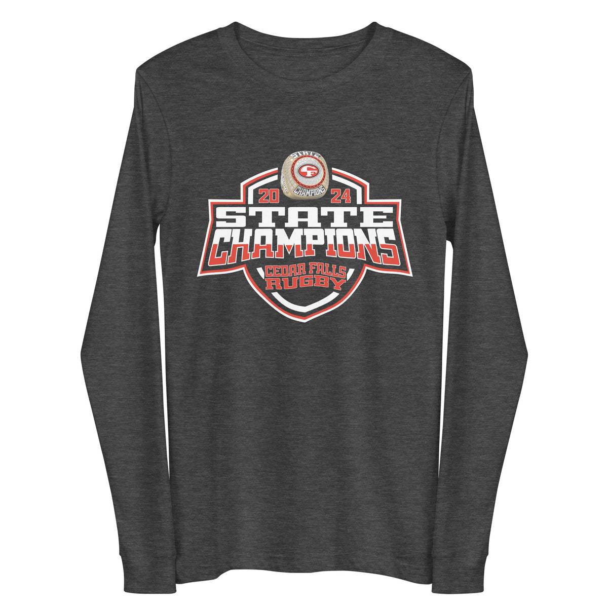 Cedar Falls High School Rugby 2024 Unisex Long Sleeve Tee
