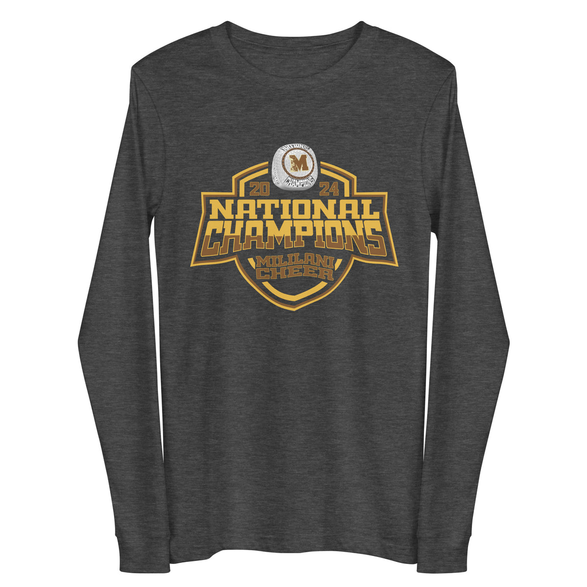 Mililani High School Cheer 2024 Unisex Long Sleeve Tee
