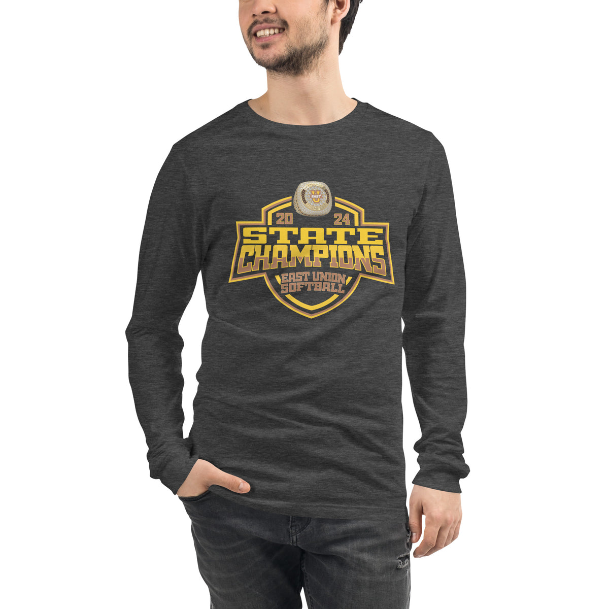 East Union Attendance Center (High School) Softball - Women's 2024 Unisex Long Sleeve Tee