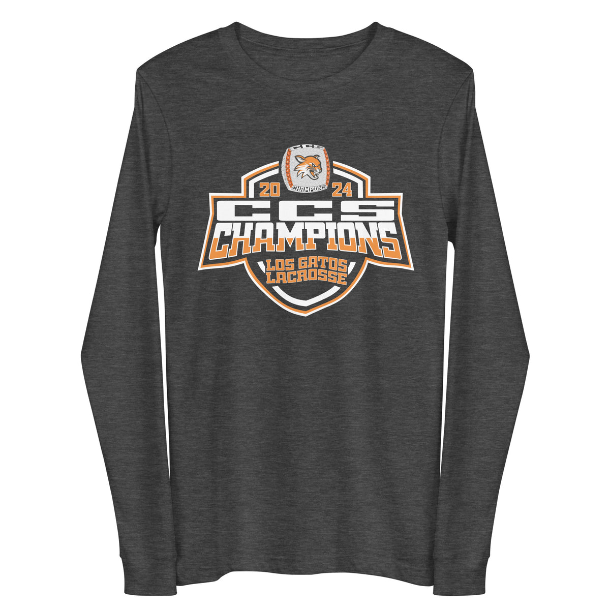 Los Gatos High School Lacrosse -Men's 2024 Unisex Long Sleeve Tee