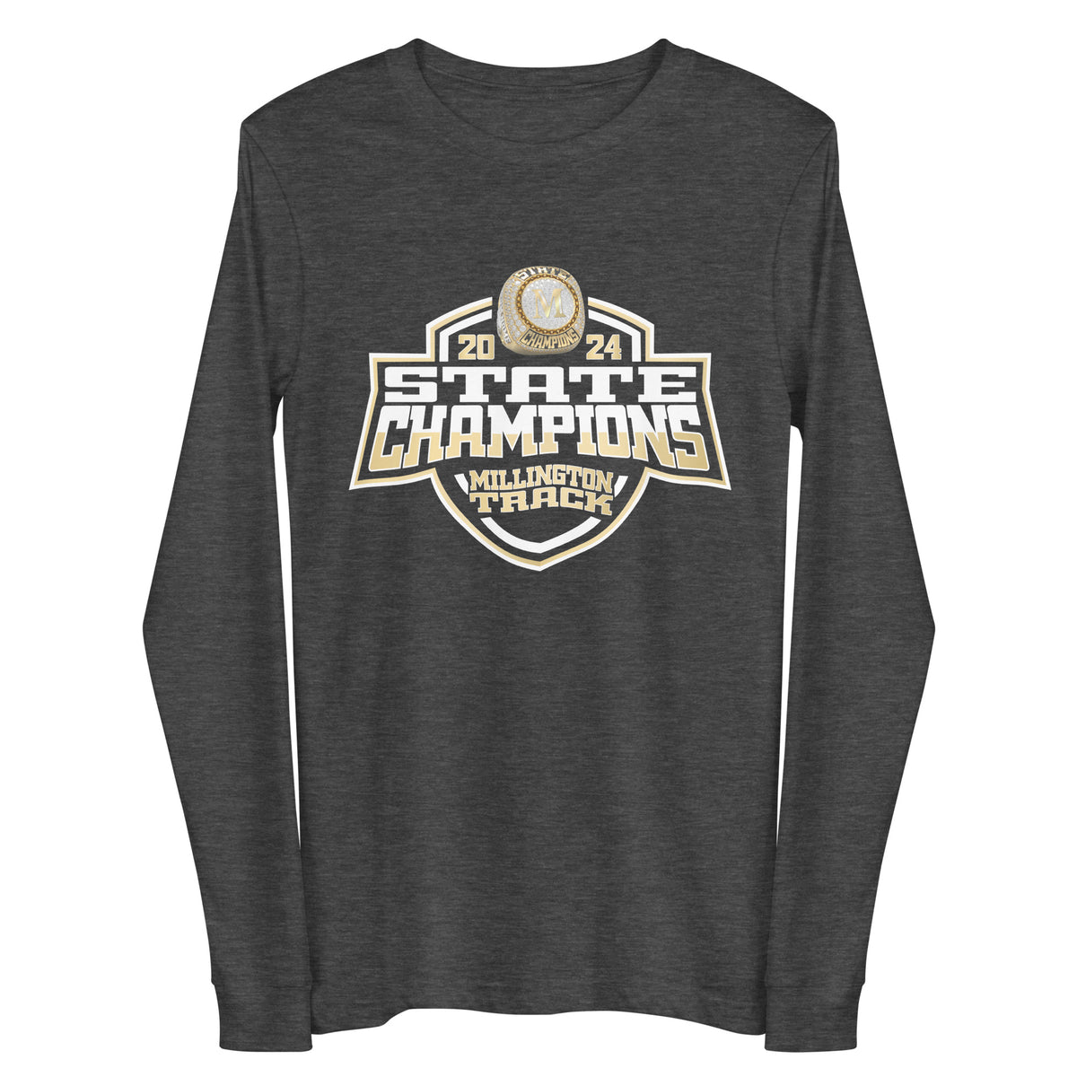 Millington Central Middle High School Track &amp; Field -Coed 2024 Unisex Long Sleeve Tee