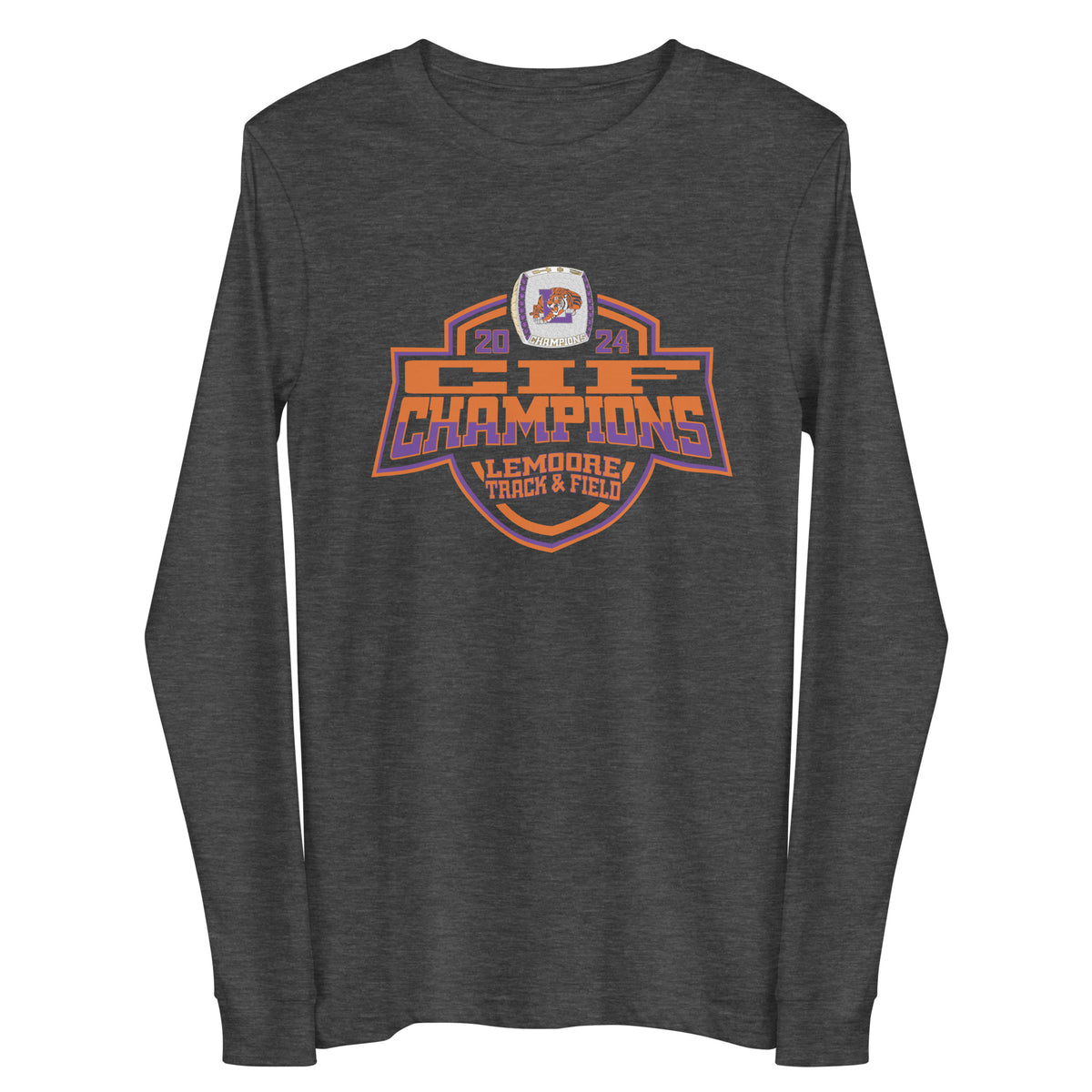 Lemoore Union High School Track &amp; Field -Coed 2024 Unisex Long Sleeve Tee