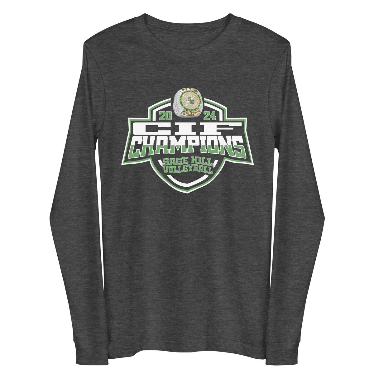 Sage Hill High School Volleyball -Men's 2024 Unisex Long Sleeve Tee