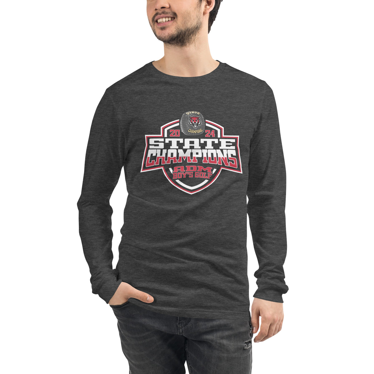 Adel-Desoto-Minburn High School Golf -Men's 2024 Unisex Long Sleeve Tee