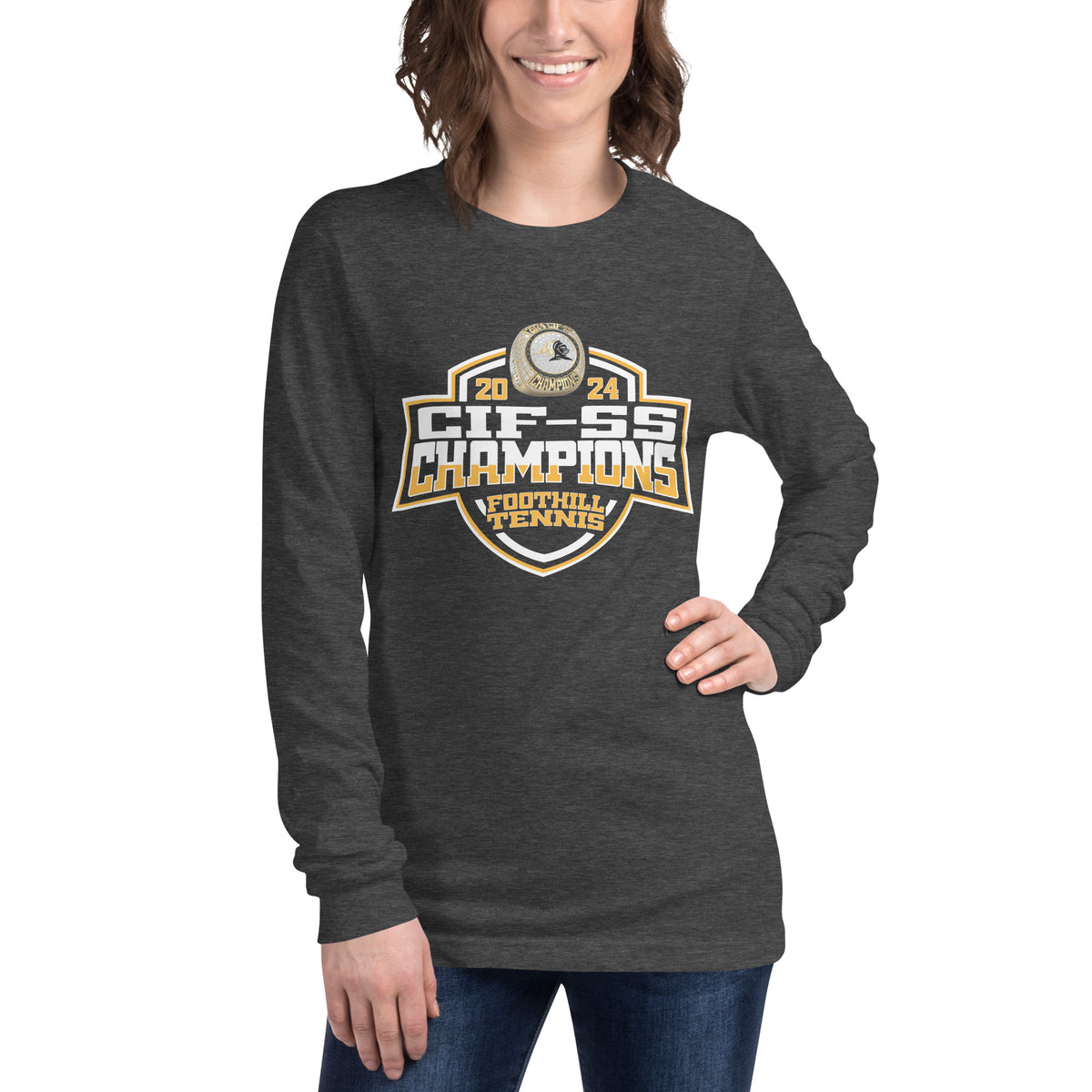 Foothill High School Tennis -Men's 2024 Unisex Long Sleeve Tee