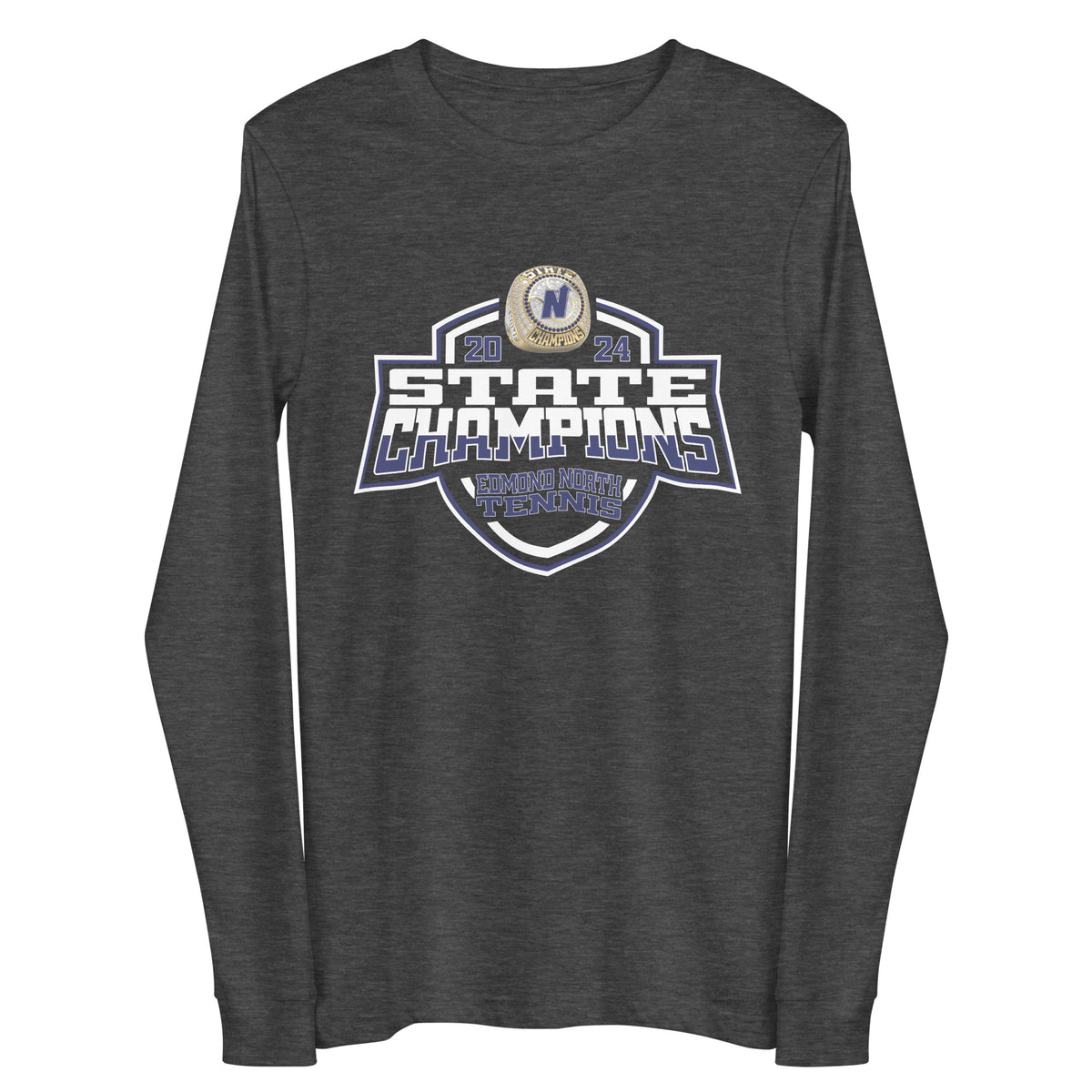 Edmond North High School Tennis -Men's 2024 Unisex Long Sleeve Tee
