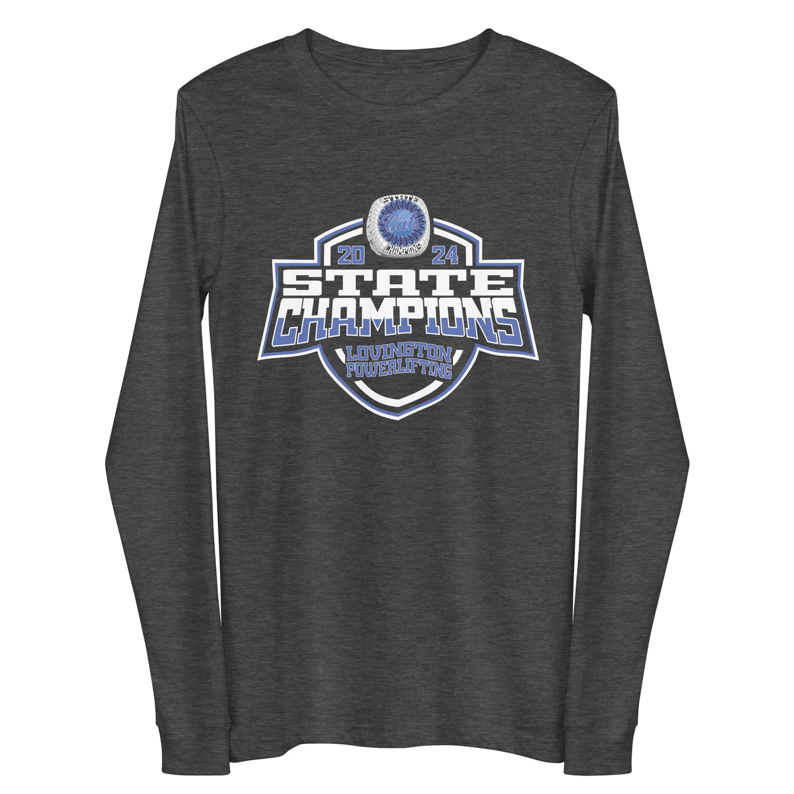 Lovington High School Powerlifting 2024 Unisex Long Sleeve Tee