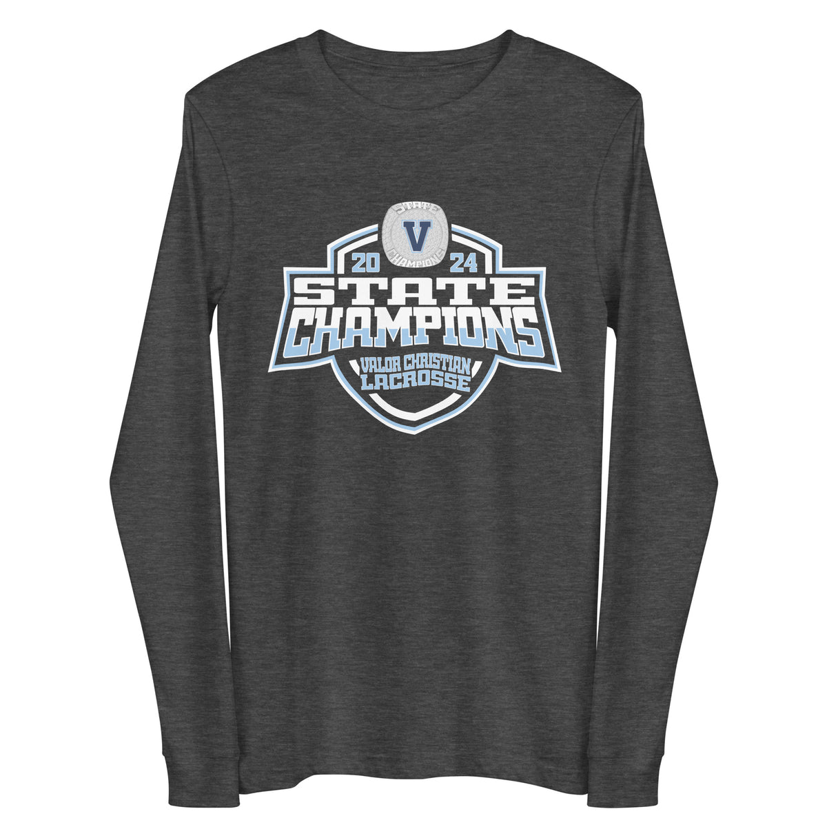 Valor Christian High School Lacrosse -Men's 2024 Unisex Long Sleeve Tee