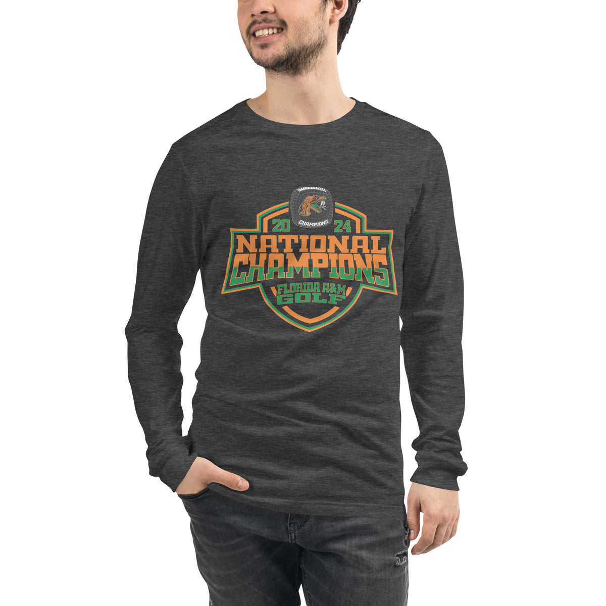 Florida A&amp;M University Golf -Men's 2024 Unisex Long Sleeve Tee