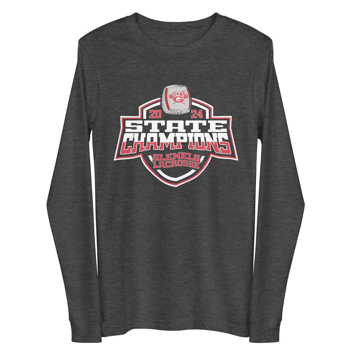 Glenelg High School Lacrosse -Men's 2024 Unisex Long Sleeve Tee