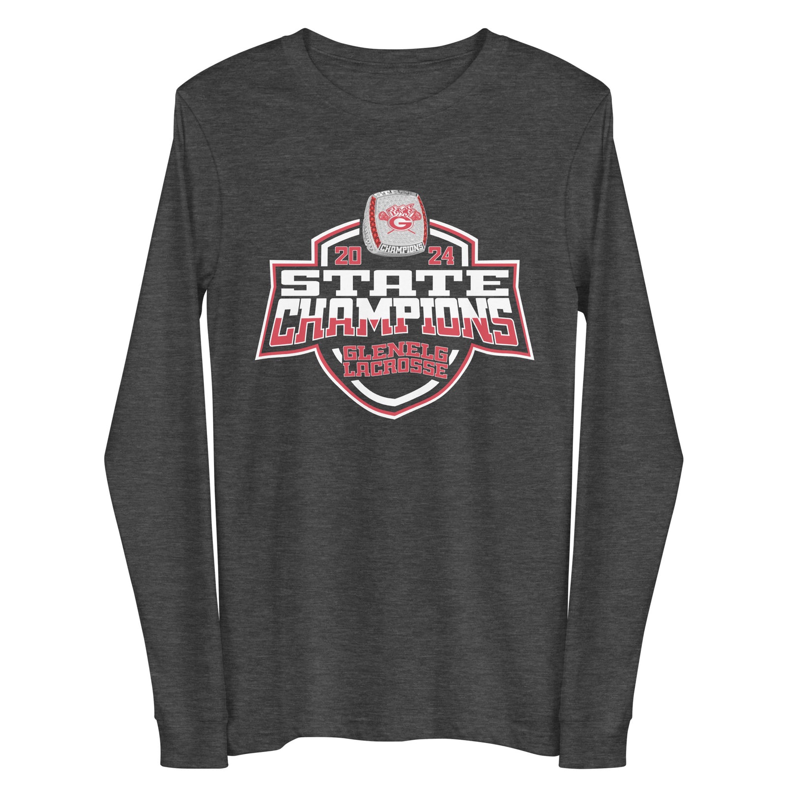 Glenelg High School Lacrosse -Men's 2024 Unisex Long Sleeve Tee