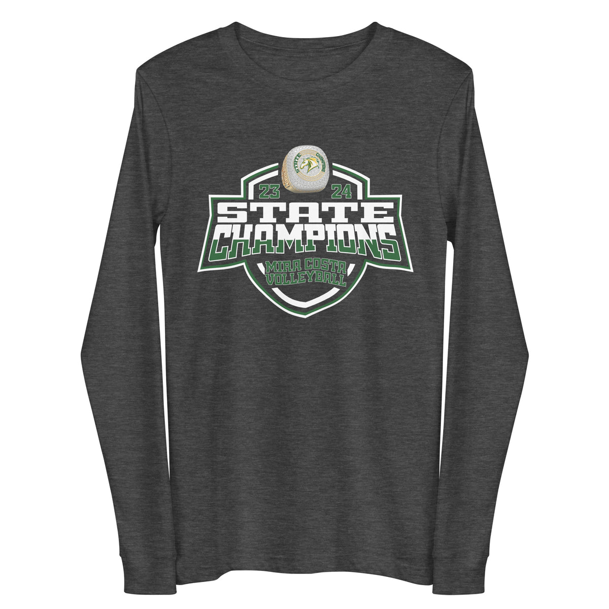 Mira Costa High School Volleyball -Women's 2024 Unisex Long Sleeve Tee