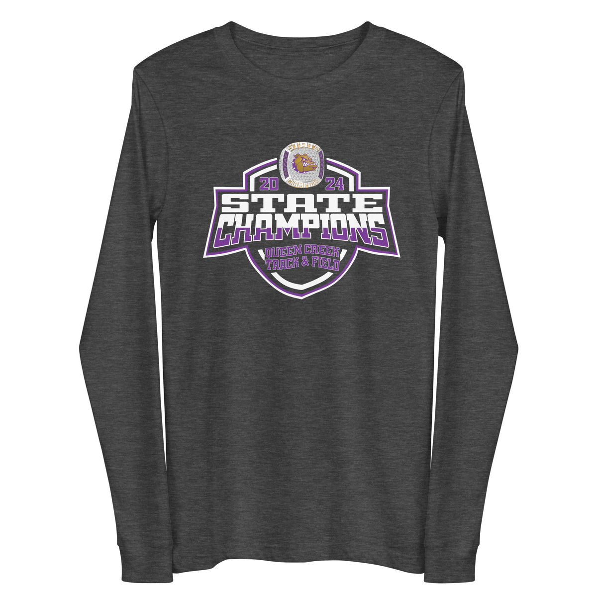 Queen Creek High School Track &amp; Field -Men's 2024 Unisex Long Sleeve Tee