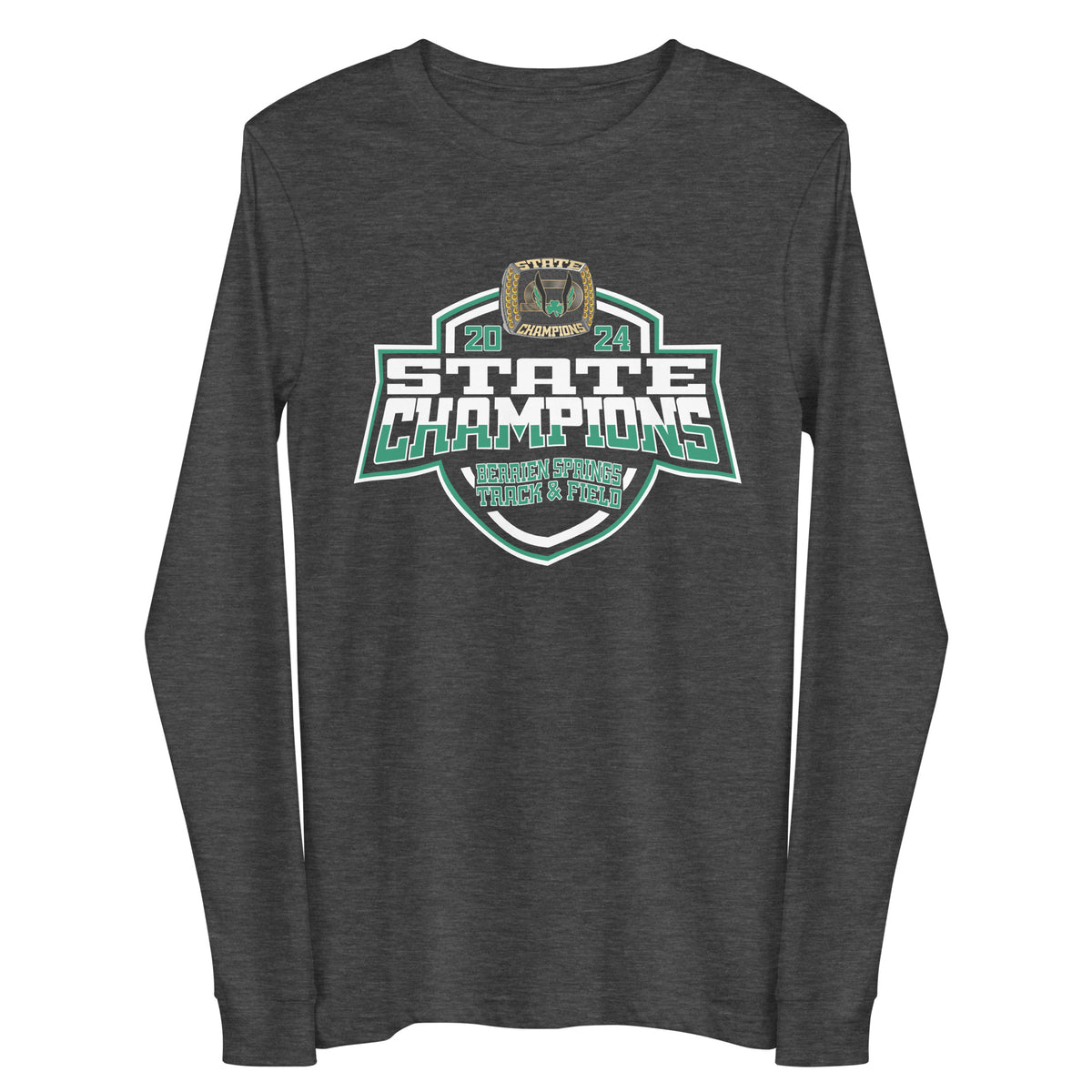 Berrien Springs High School Track &amp; Field -Men's 2024 Unisex Long Sleeve Tee
