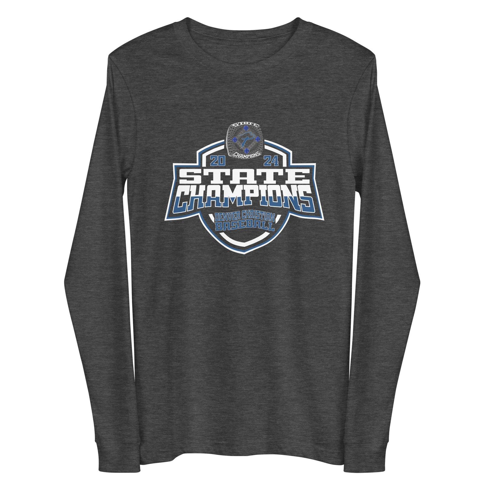 Denver Christian High School Baseball 2024 Unisex Long Sleeve Tee