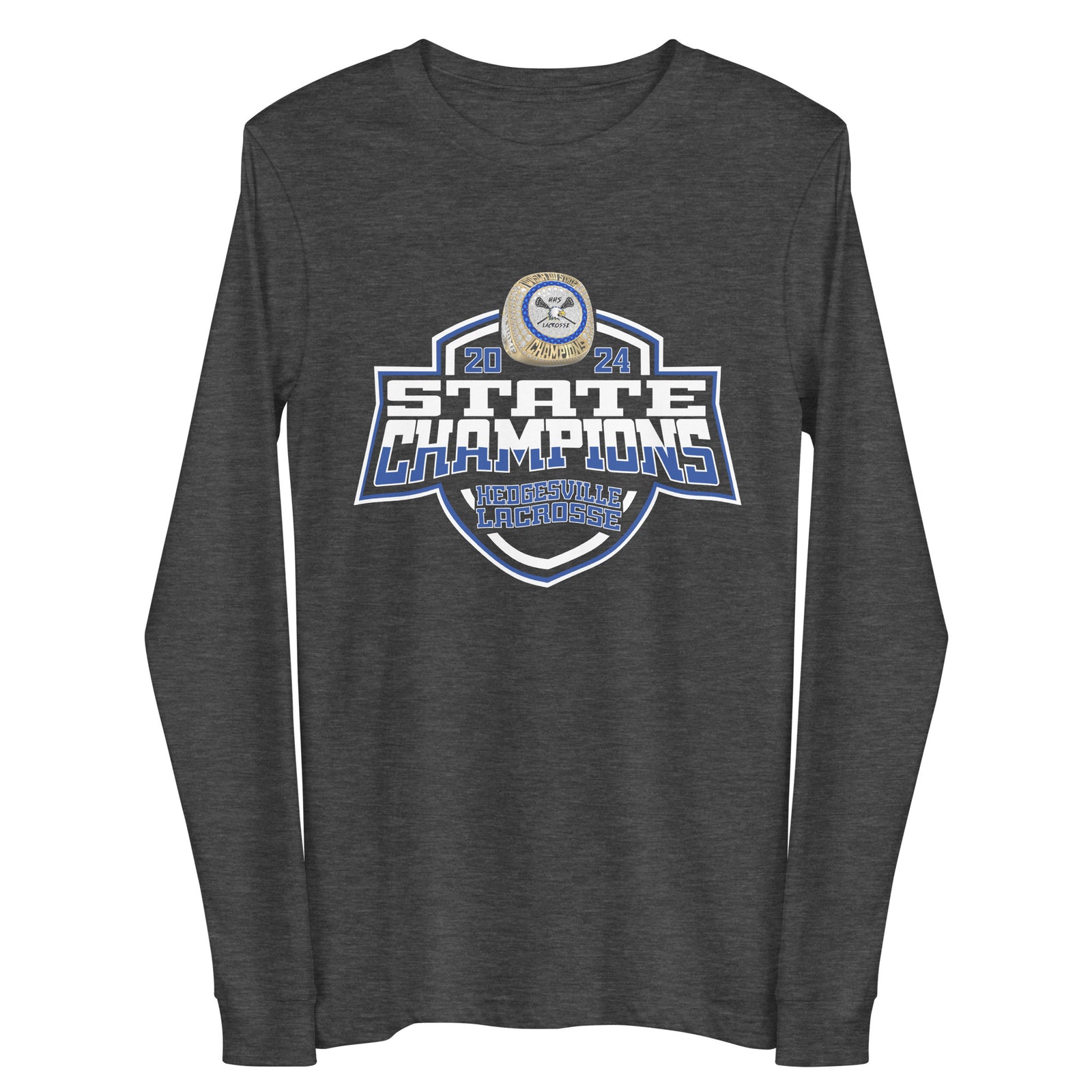 Hedgesville High School Lacrosse -Men's 2024 Unisex Long Sleeve Tee