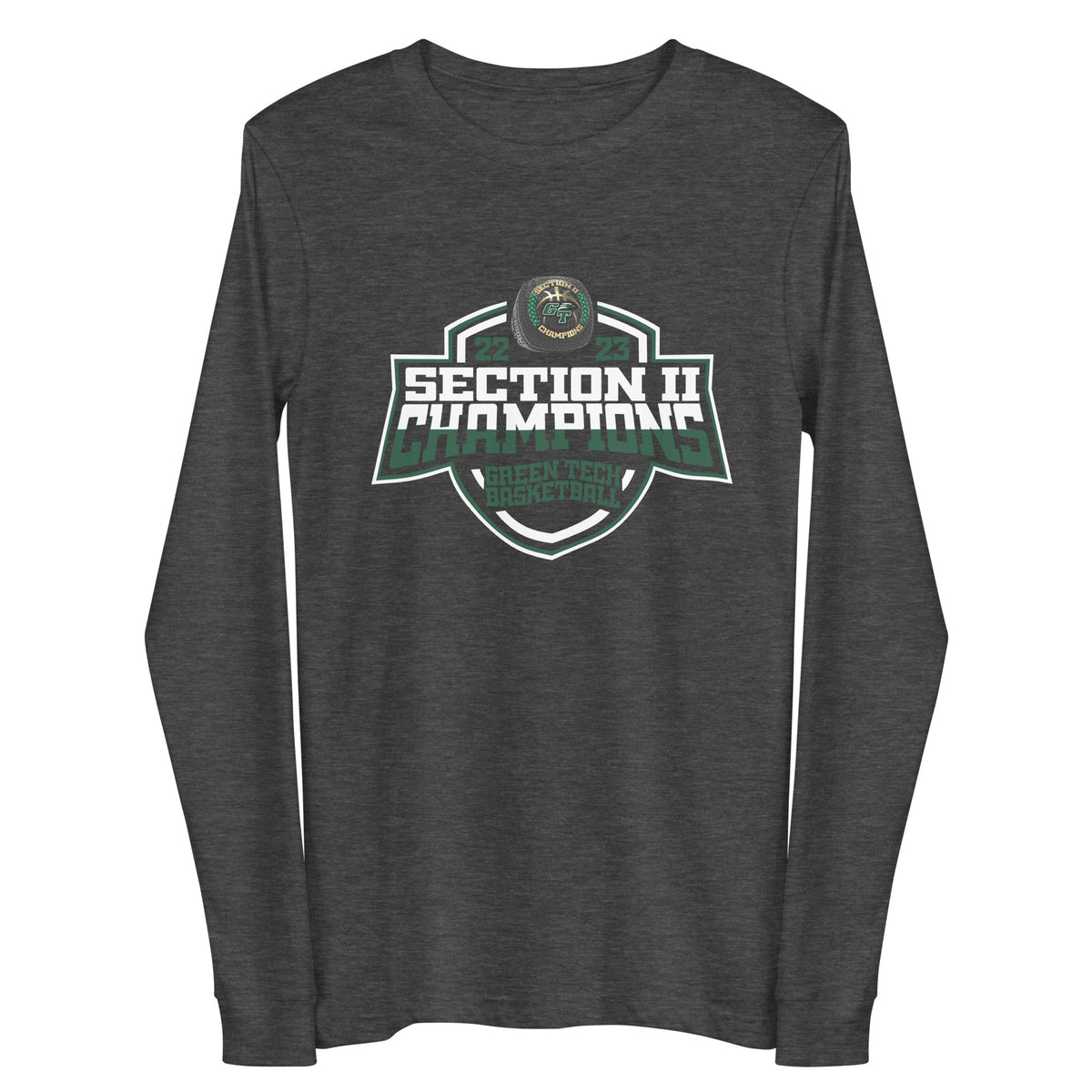 Green Tech High Charter School Basketball -Men's 2023 Unisex Long Sleeve Tee