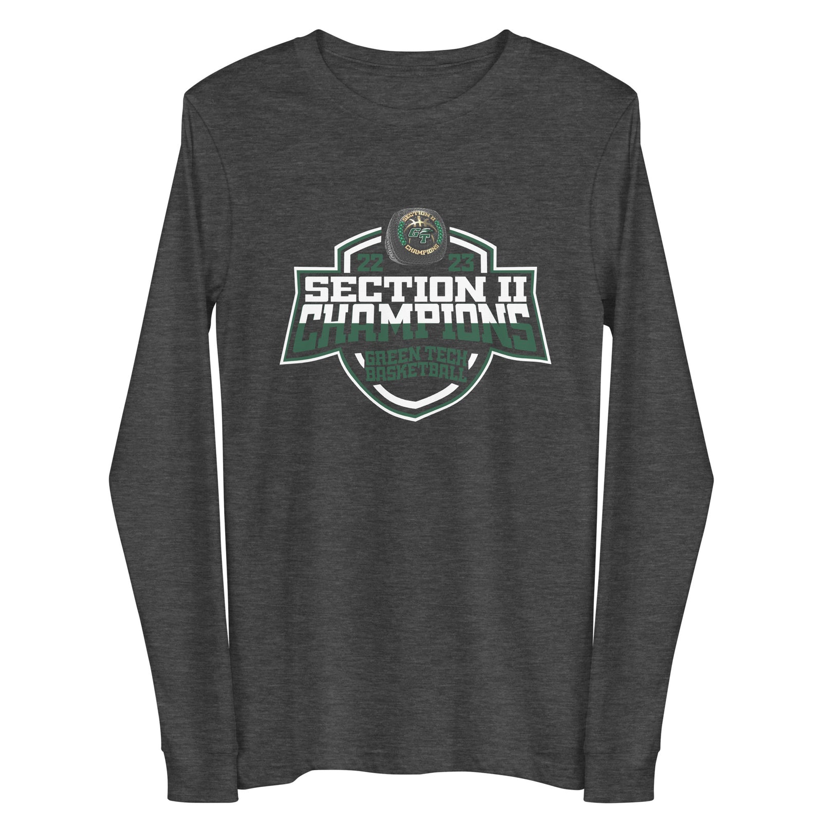 Green Tech High Charter School Basketball -Men's 2023 Unisex Long Sleeve Tee