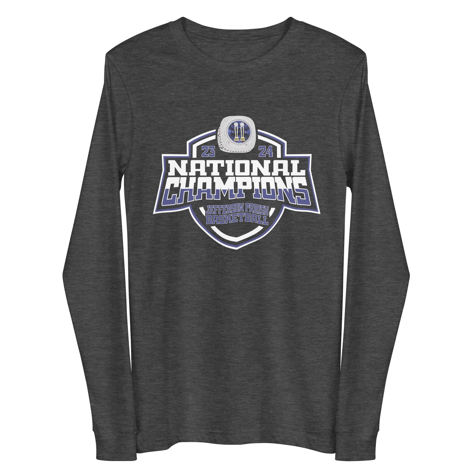 Jefferson Parish Basketball -Men's 2024 Unisex Long Sleeve Tee
