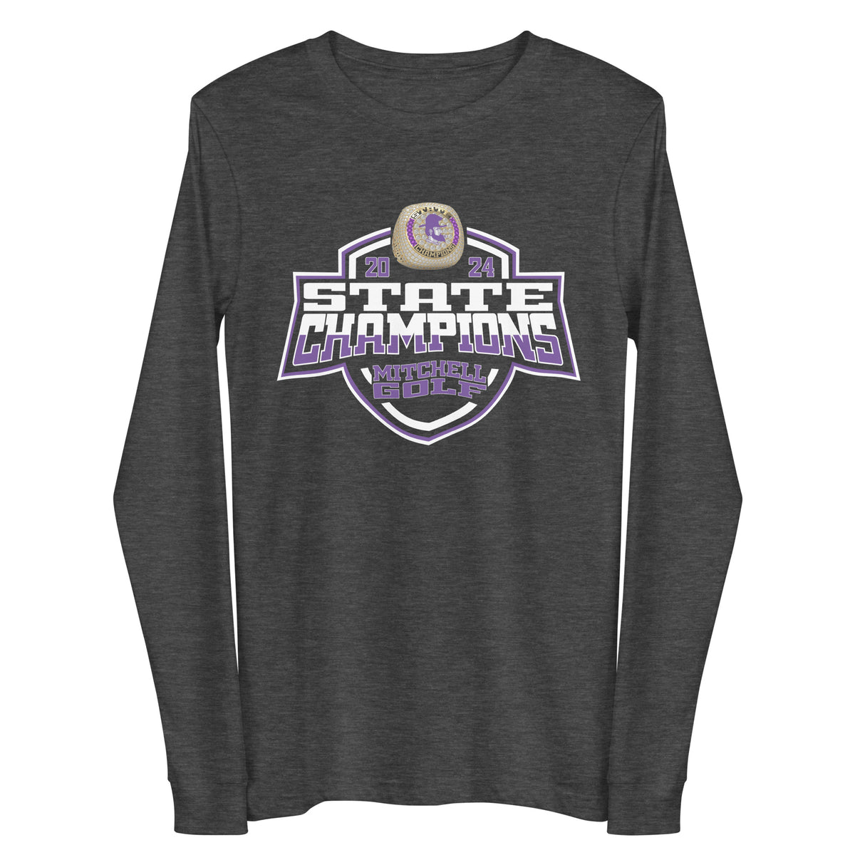 Mitchell High School Golf -Men's 2024 Unisex Long Sleeve Tee
