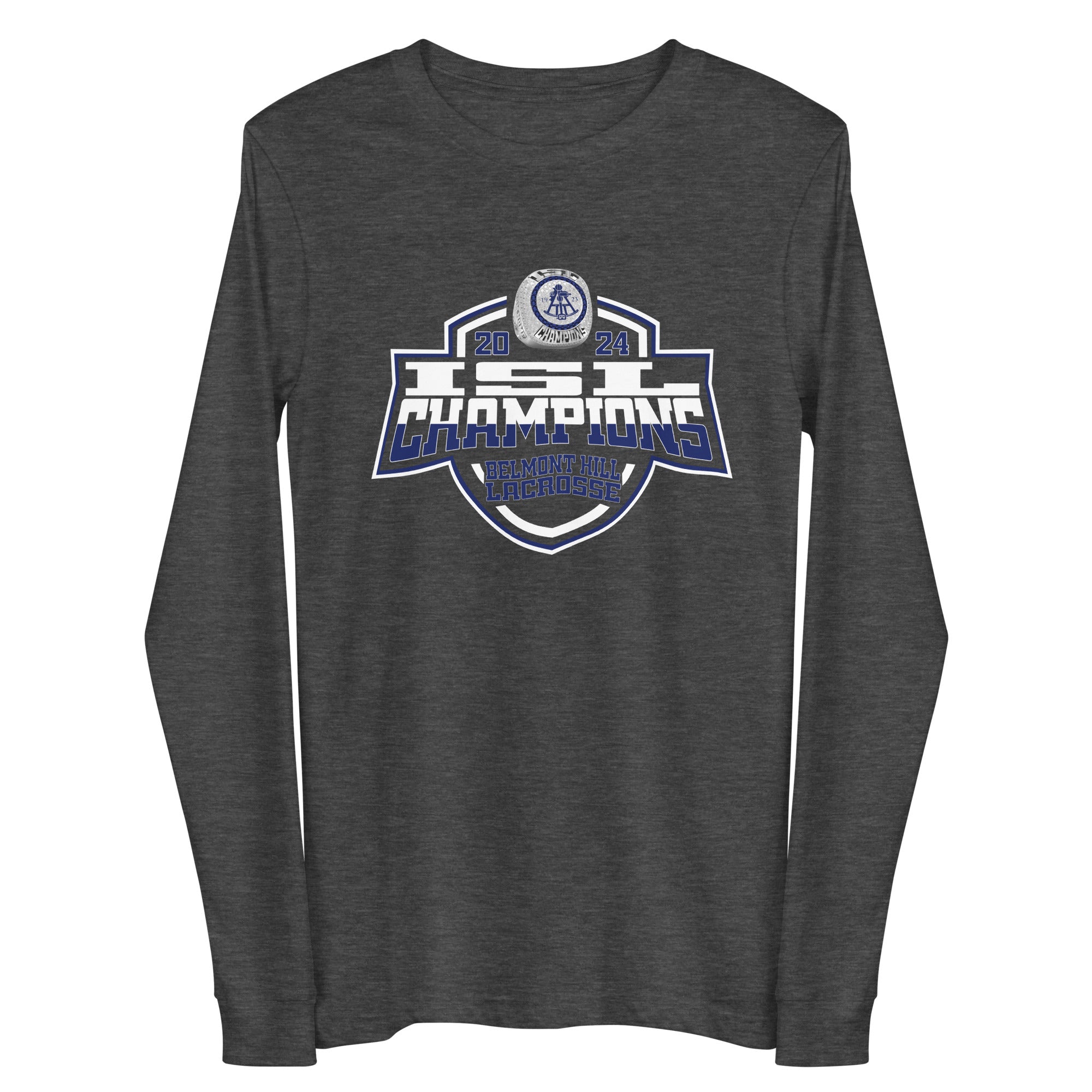 Belmont Hill School Lacrosse -Men's 2024 Unisex Long Sleeve Tee