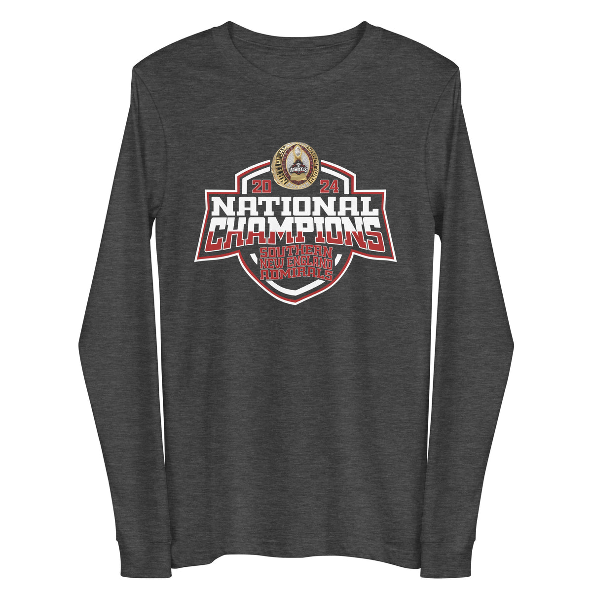 Southern New England Admirals Football 2023 Unisex Long Sleeve Tee