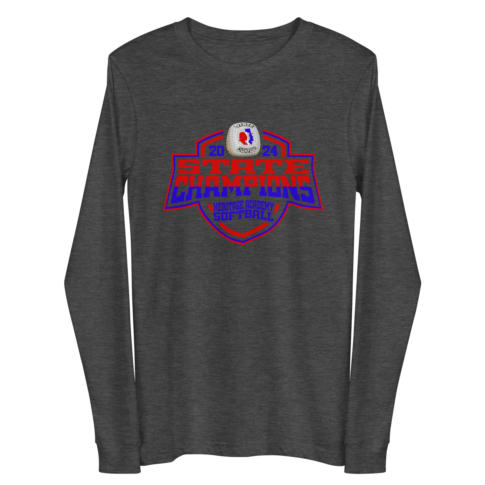 Heritage Academy High School-Maricopa Campus Softball - Women's 2024 Unisex Long Sleeve Tee