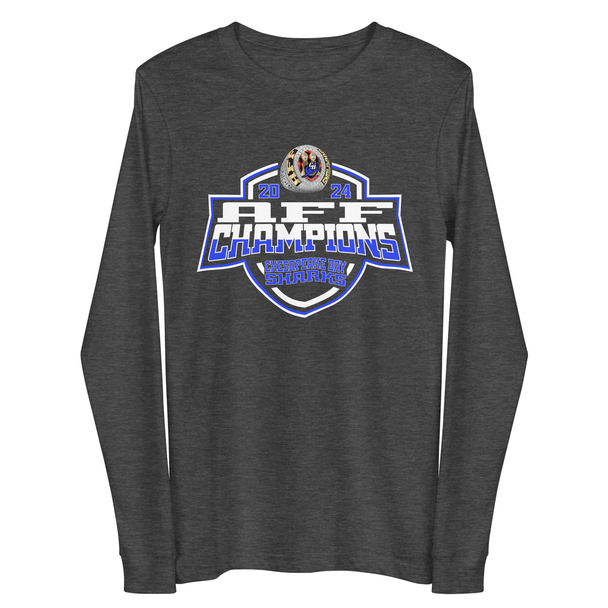 Chesapeake Bay Sharks Football 2024 Unisex Long Sleeve Tee