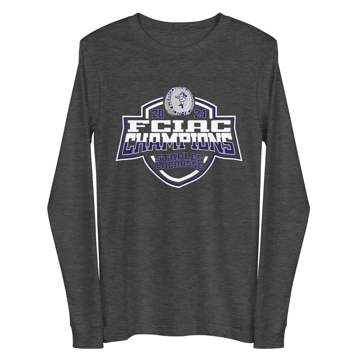 Staples High School Lacrosse -Men's 2024 Unisex Long Sleeve Tee
