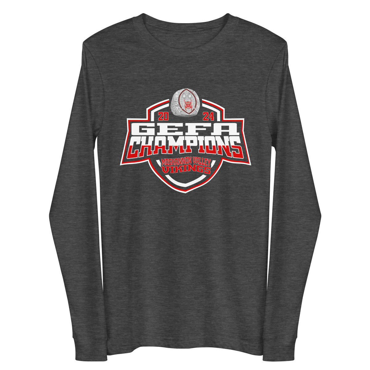 Moshannon Valley Vikings Football 2024 Unisex Long Sleeve Tee