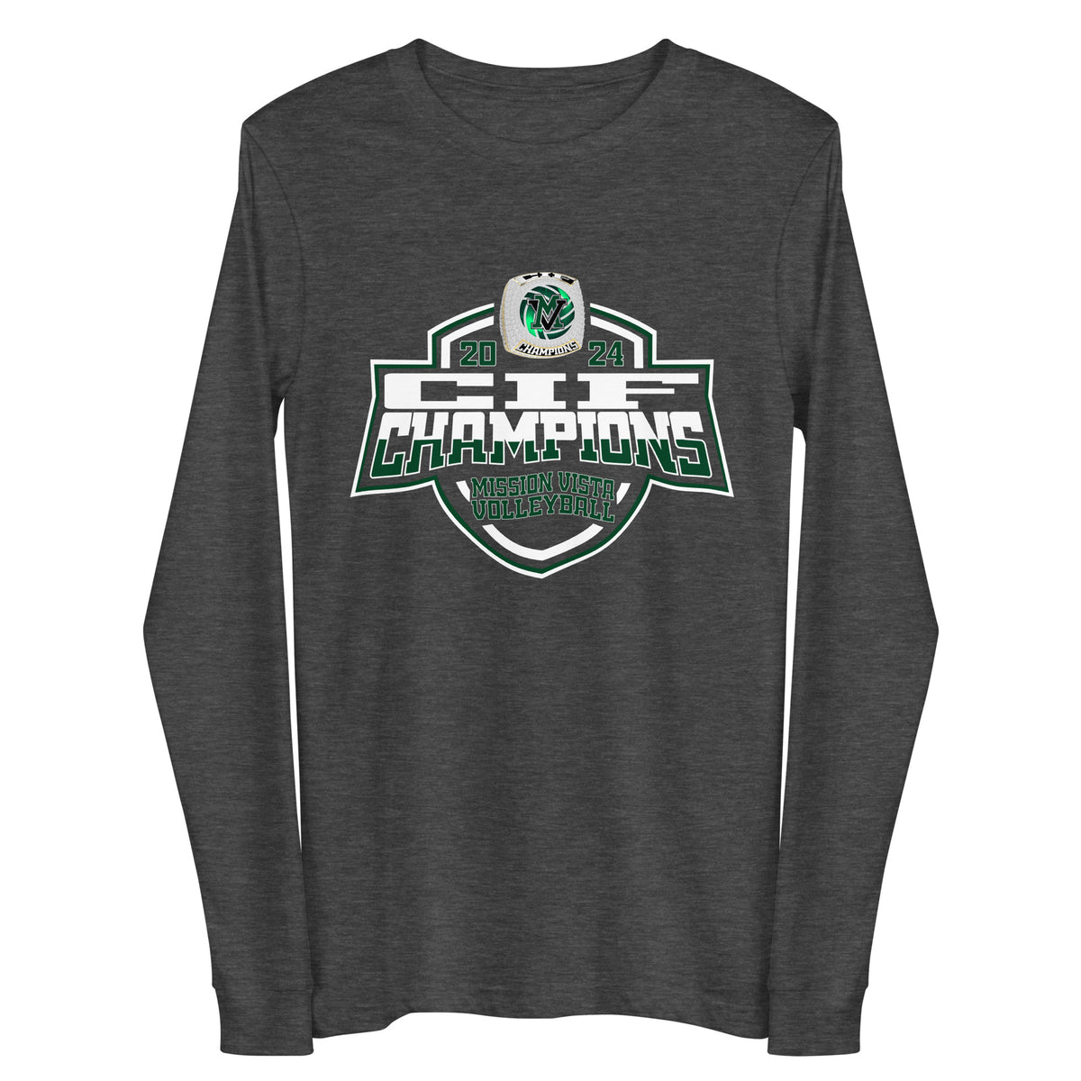 Mission Vista High School Volleyball -Men's 2024 Unisex Long Sleeve Tee