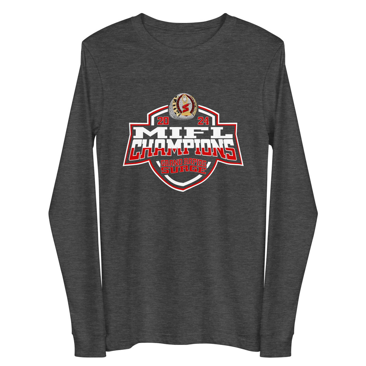 Grand Rapids Surge Football 2024 Unisex Long Sleeve Tee