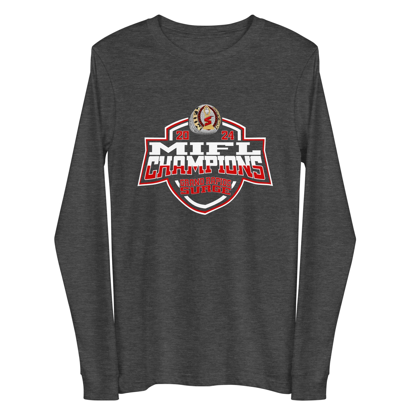 Grand Rapids Surge Football 2024 Unisex Long Sleeve Tee