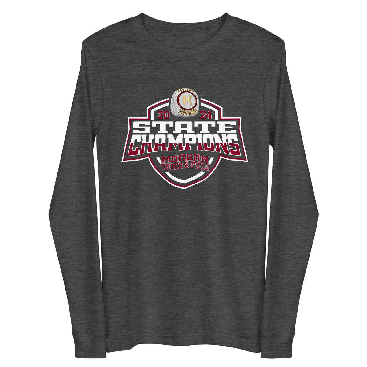 Morgan High School Track &amp; Field -Men's 2024 Unisex Long Sleeve Tee