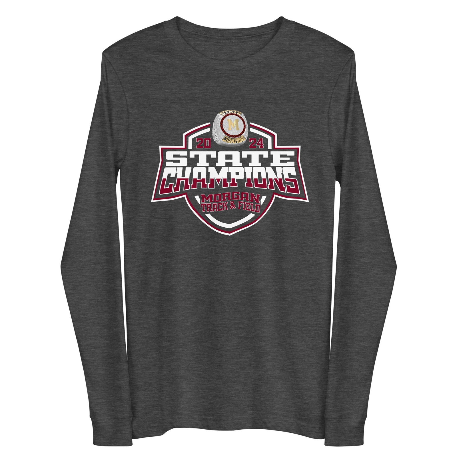 Morgan High School Track & Field -Men's 2024 Unisex Long Sleeve Tee