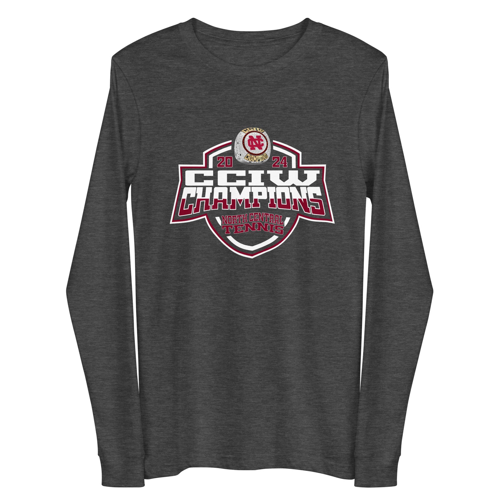 North Central College Tennis -Men's 2024 Unisex Long Sleeve Tee