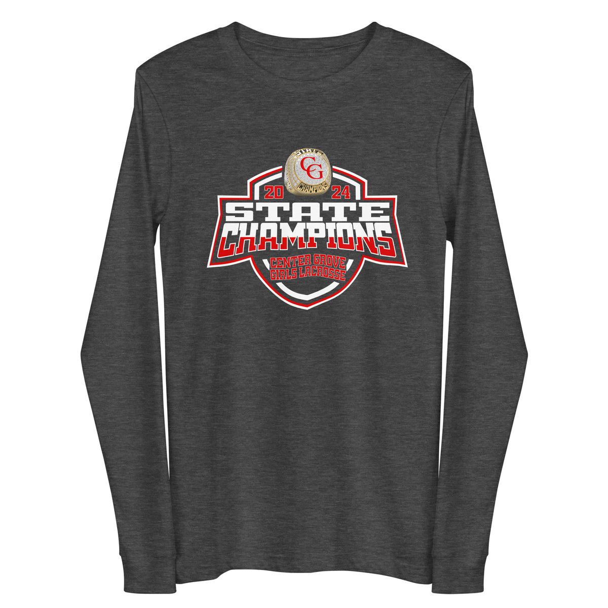 Center Grove High School Lacrosse -Women's 2024 Unisex Long Sleeve Tee