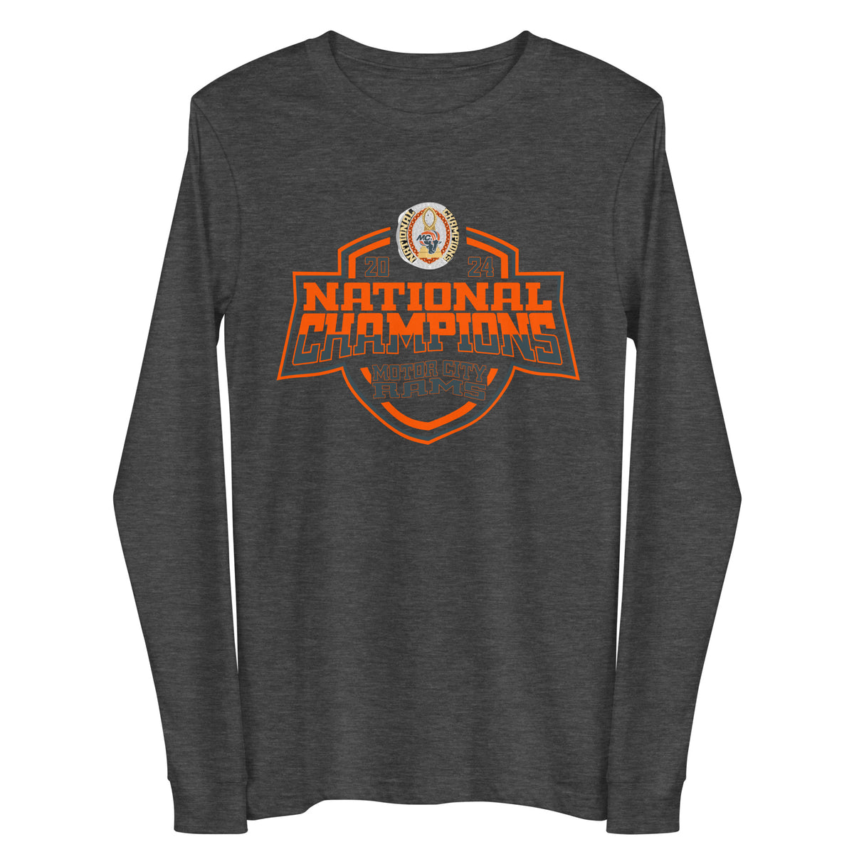 Motor City Rams Football 2024 Unisex Long Sleeve Tee