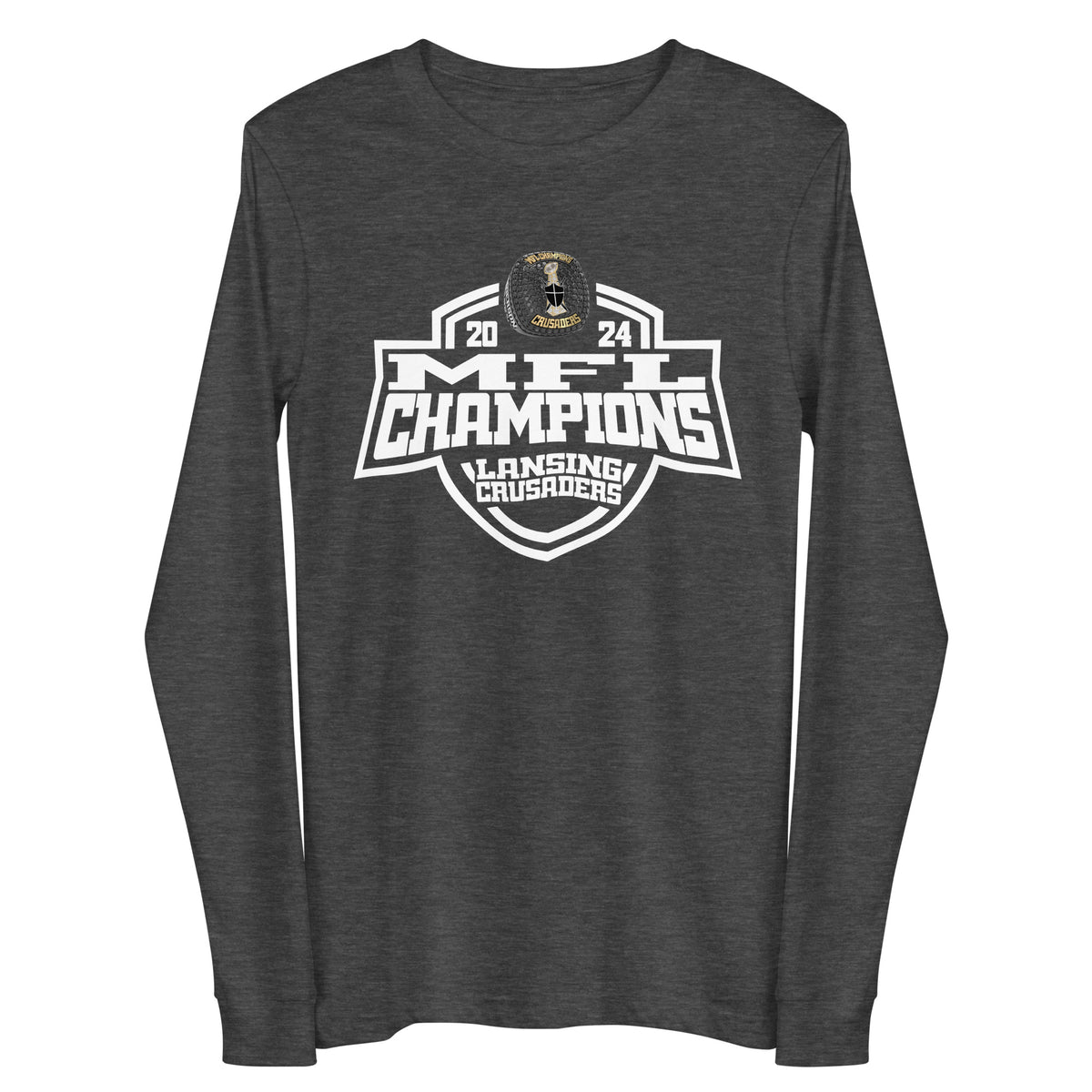 Lansing Crusaders Football 2024 Unisex Long Sleeve Tee