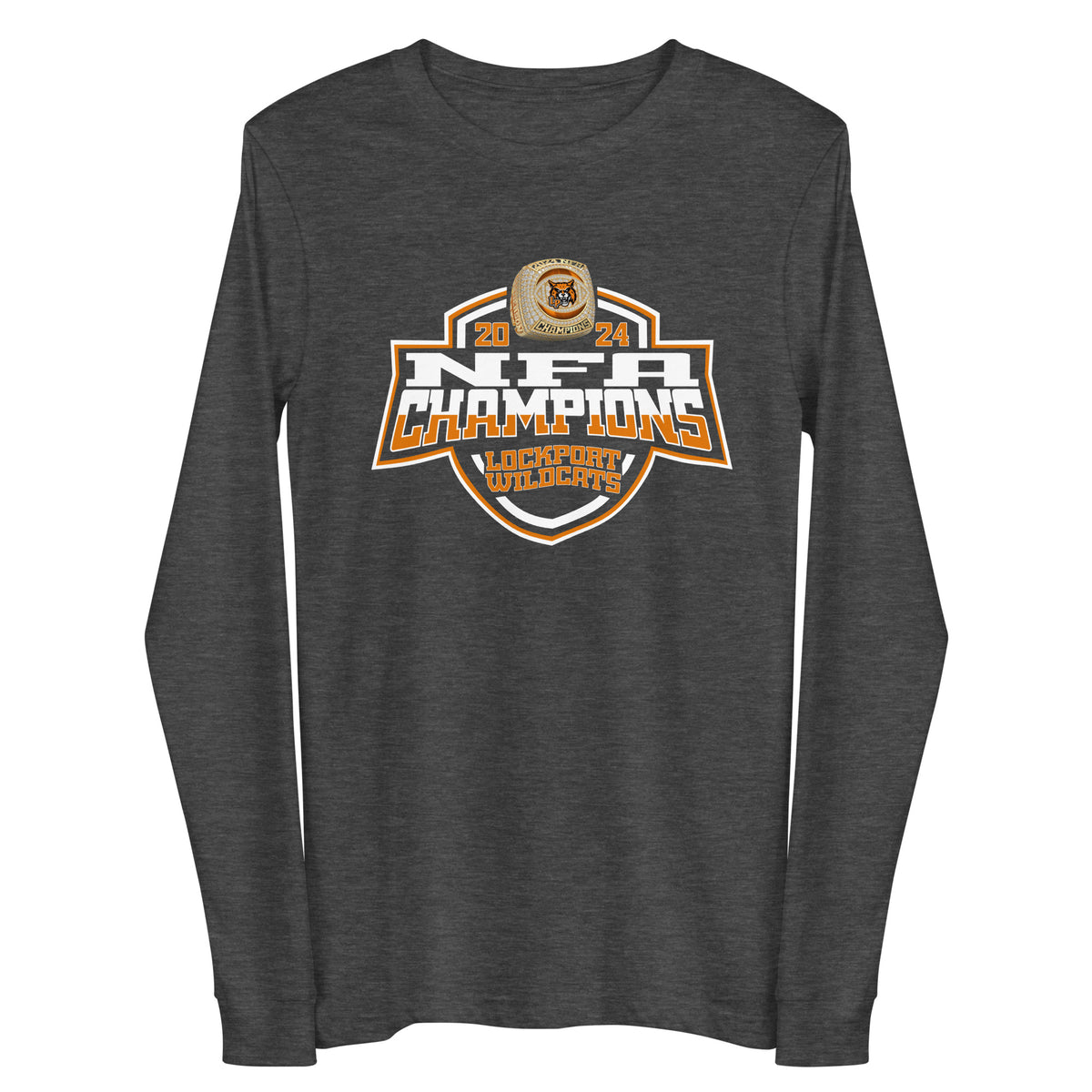 Lockport Wildcats Football 2024 Unisex Long Sleeve Tee