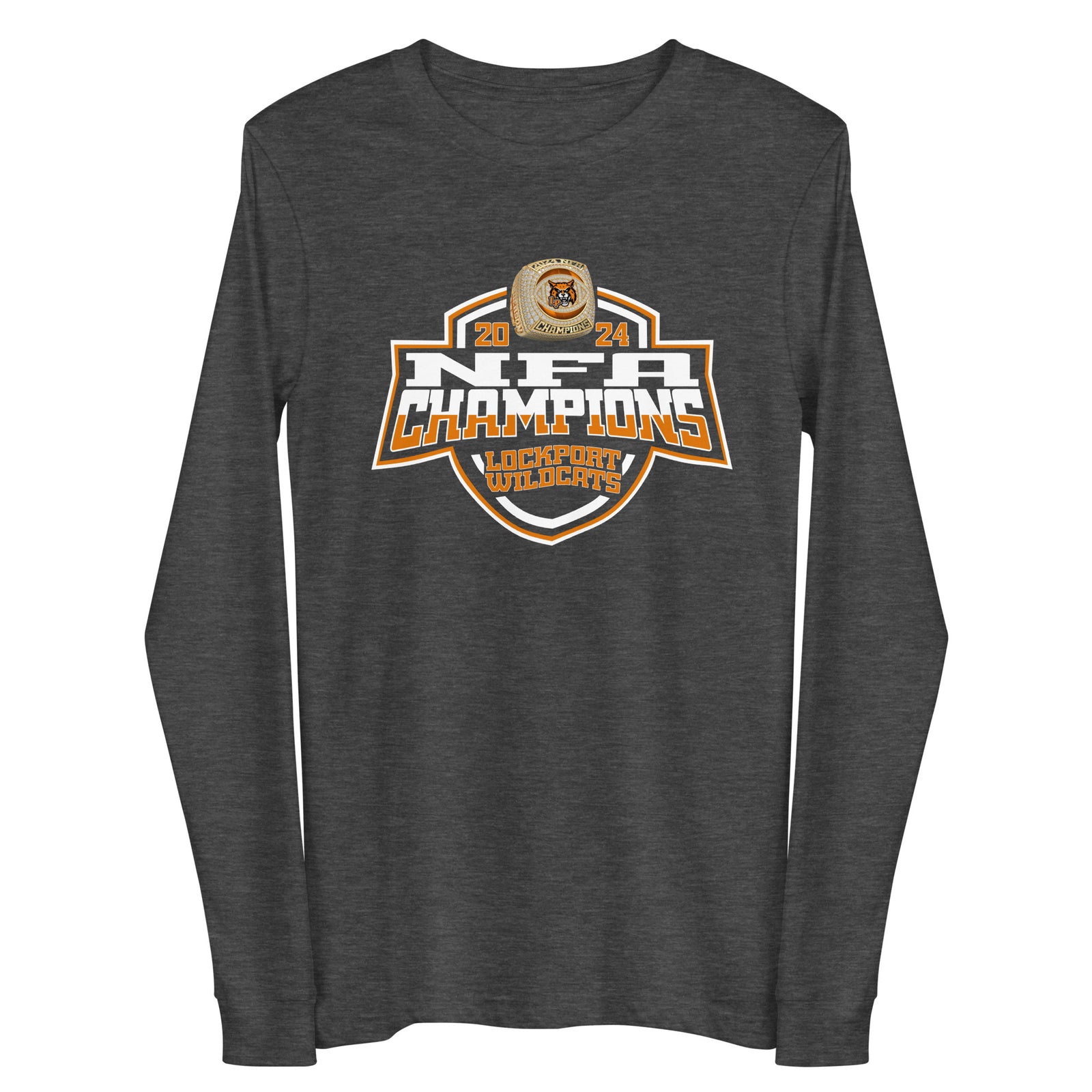 Lockport Wildcats Football 2024 Unisex Long Sleeve Tee