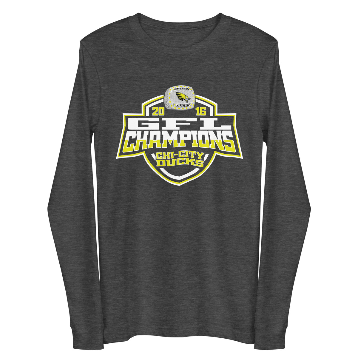 Chi-City Ducks Football 2016 Unisex Long Sleeve Tee