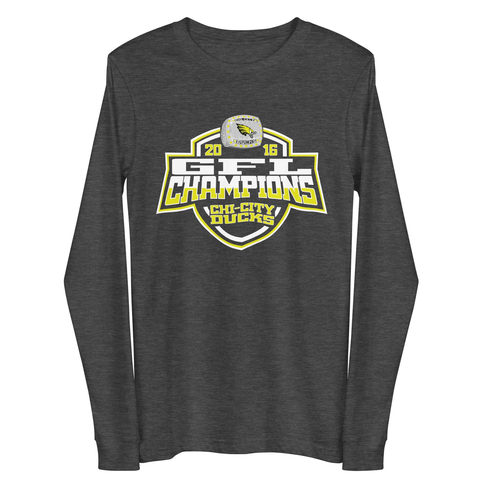 Chi-City Ducks Football 2016 Unisex Long Sleeve Tee